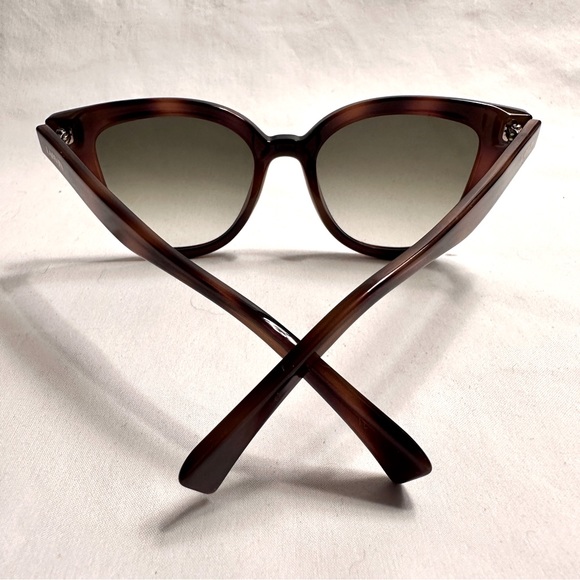 New LANVIN Butterfly Women’s Sunglasses LNV602S Tortoiseshell NWOT Made in Italy - Picture 6 of 11